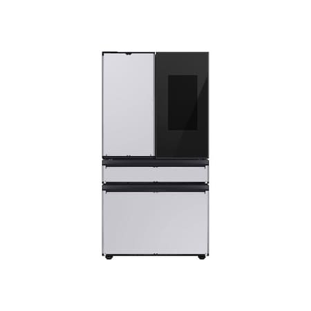 Samsung 23 cu. ft. BESPOKE 4-Door French Door Smart Refrigerator with Family Hub in Panel-Ready Charcoal RF23BB8900ACAA
